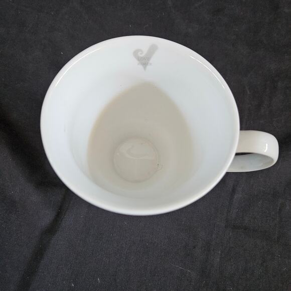 Mary Kay Love Aimer Gray and White Heart Pedestal Mug Coffee Tea - Picture 5 of 8